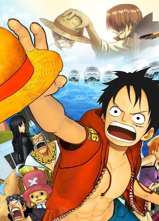 One piece 3d: погоня за соломенной шляпой. One piece 3d: Straw hat Chase.